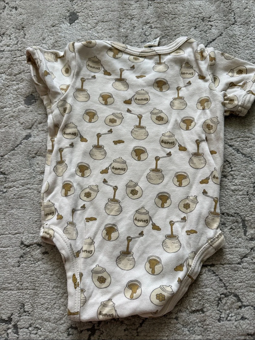 kate quinn Cream Honey Pot Print One-Piece‎ Bodysuit